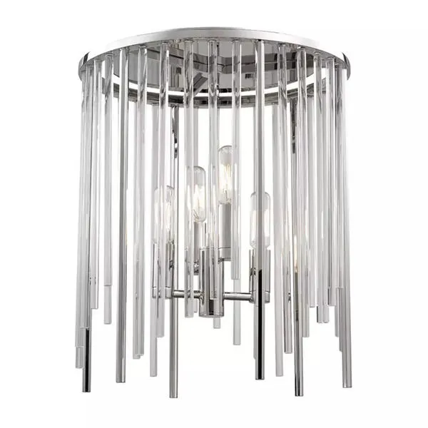 Product Image 1 for Lewis 4 Light Flush Mount from Hudson Valley