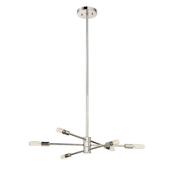 Product Image 1 for Lyrique 6 Light Chandelier from Savoy House