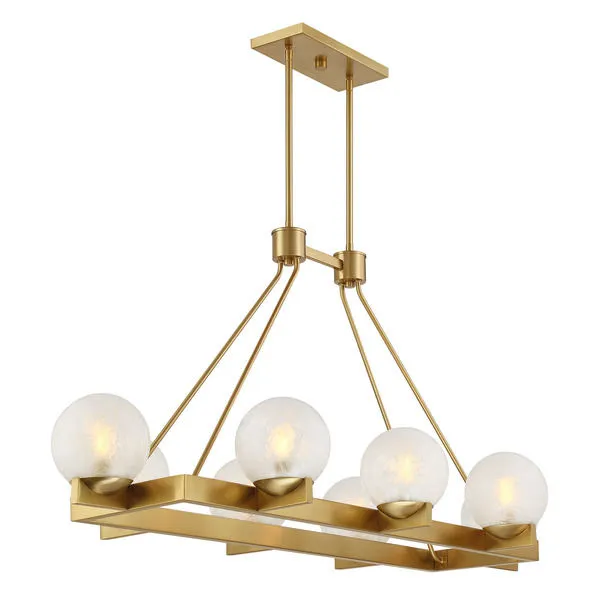 Product Image 3 for Darien 8-Light Linear Chandelier from Savoy House 