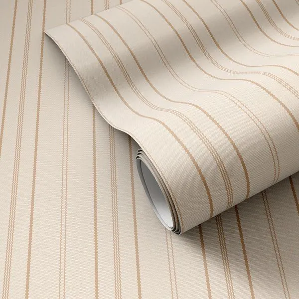 Product Image 1 for Stripe Tan II Wallpaper by Getty Images from Four Hands