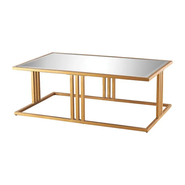 Product Image 1 for Andy Coffee Table In Gold Leaf And Clear Mirror from Elk Home