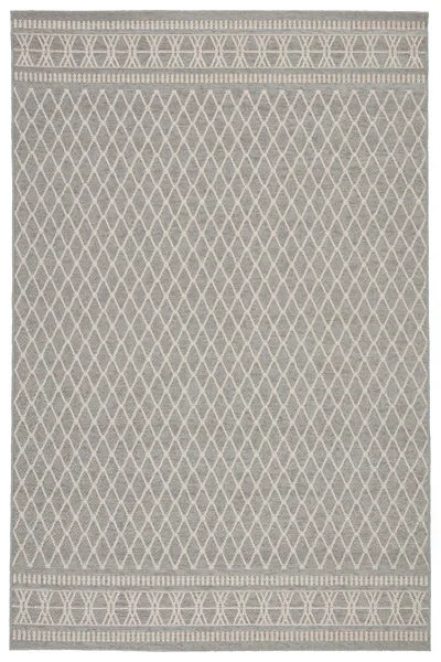 Product Image 3 for Vella Indoor/ Outdoor Trellis Light Gray/ Cream Rug from Jaipur 