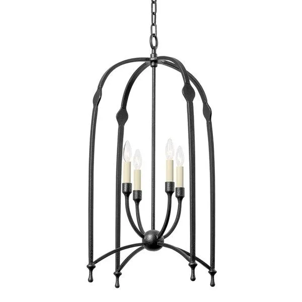 Product Image 1 for Rhett Black Iron 4-Light Lantern from Troy Lighting