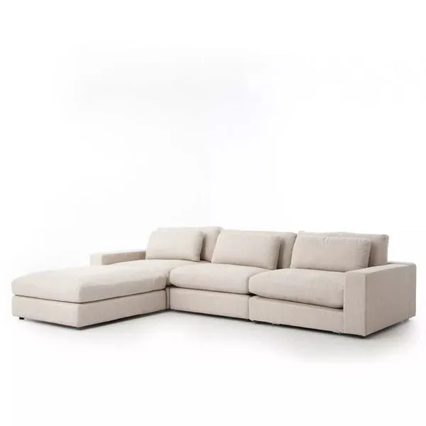 Product Image 5 for Bloor Sofa W Ottoman Kit Essence Natural from Four Hands