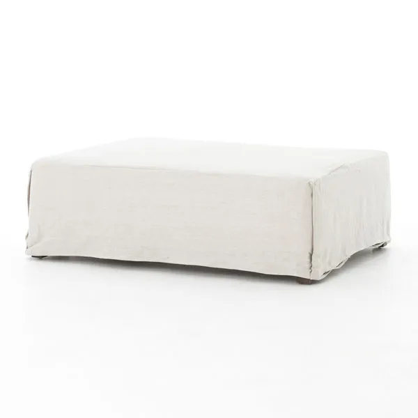 Product Image 5 for Esquire Bellevue Ottoman Herringbone Ivory from Four Hands