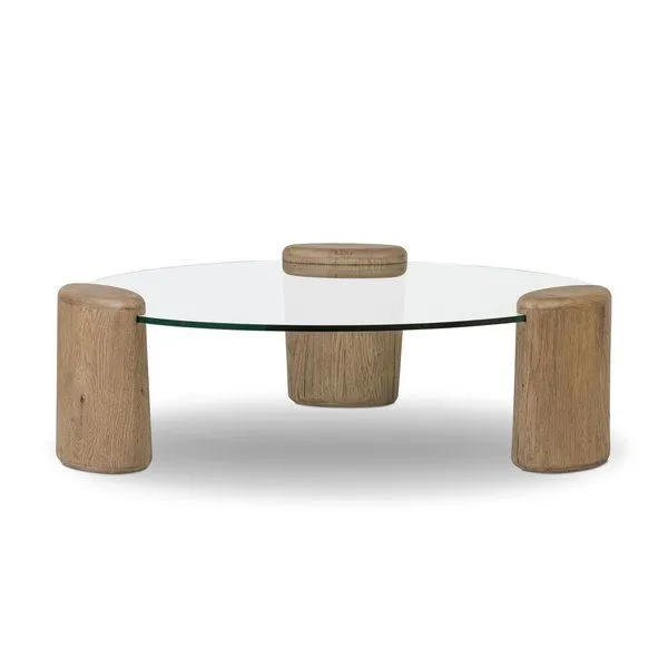Product Image 1 for Juno Tempered Glass Coffee Table from Four Hands