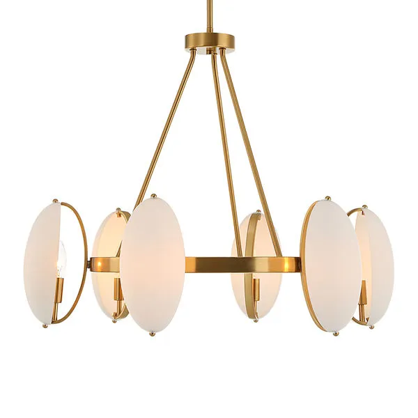 Product Image 1 for Oviform 6 Light Round Chandelier from Uttermost