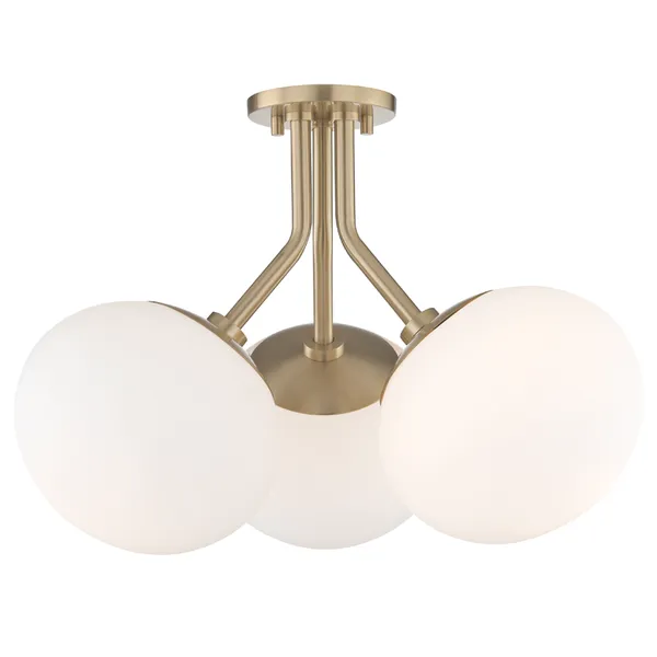 Product Image 1 for Estee 3 Light Semi Flush from Mitzi