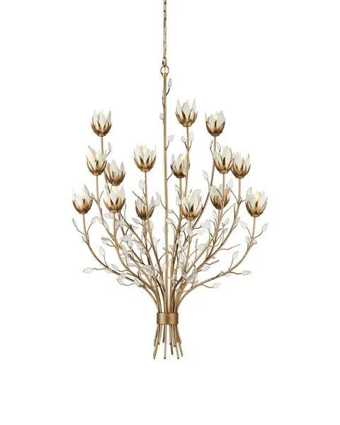 Product Image 1 for Star Magnolia Chandelier from Currey & Company