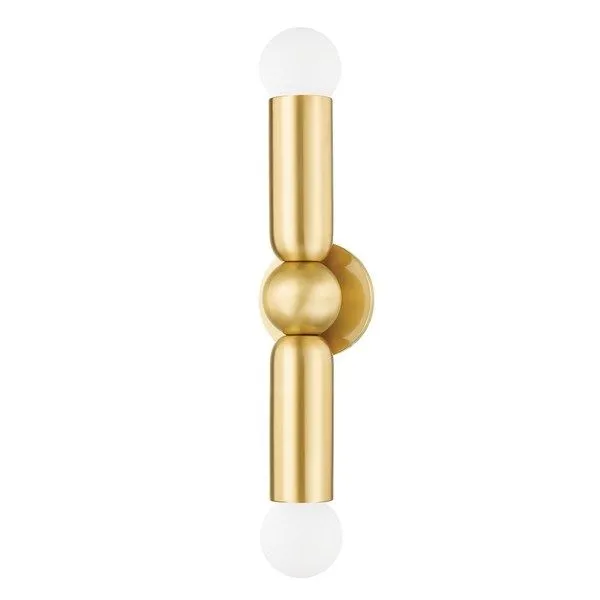 Product Image 1 for Lolly Aged Brass 2-Light Wall Sconce from Mitzi