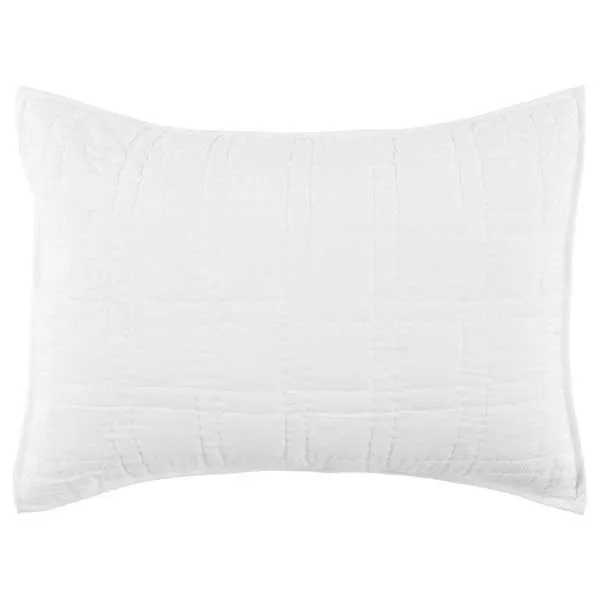 Product Image 1 for Hailee 100% Cotton White Standard Sham with Silvadur Tech from Classic Home Furnishings