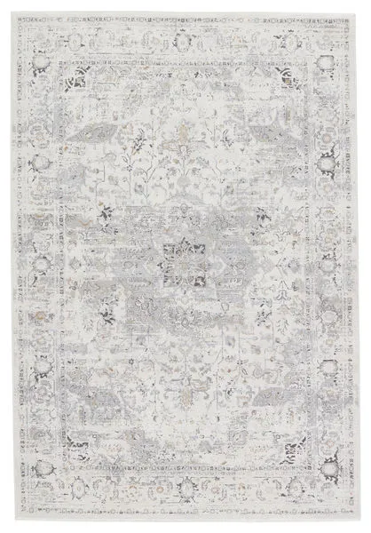 Product Image 2 for Ellington Medallion Cream/ Gray Rug from Jaipur 