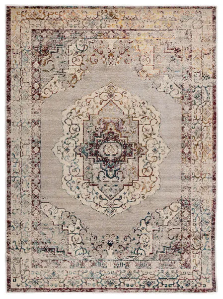 Product Image 6 for Sibilia Medallion Multicolor/ Cream Rug from Jaipur