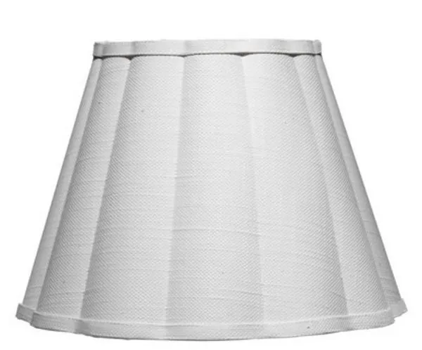 Product Image 6 for Scalloped 1-Light White Linen Wall Sconce from Jamie Young