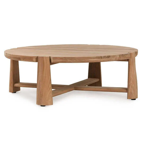 Product Image 1 for Aston Round Teak Wood Outdoor Coffee from Classic Home Furnishings