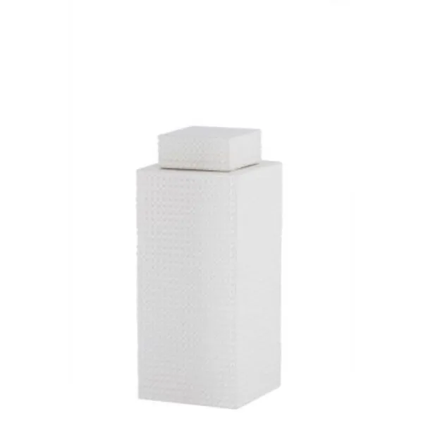 Product Image 1 for Pot W/Lid Hardy Ceramic White L from Legend of Asia