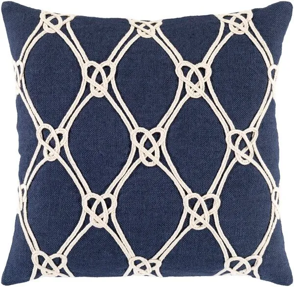 Product Image 1 for Marion Dark Blue / White Pillow from Surya