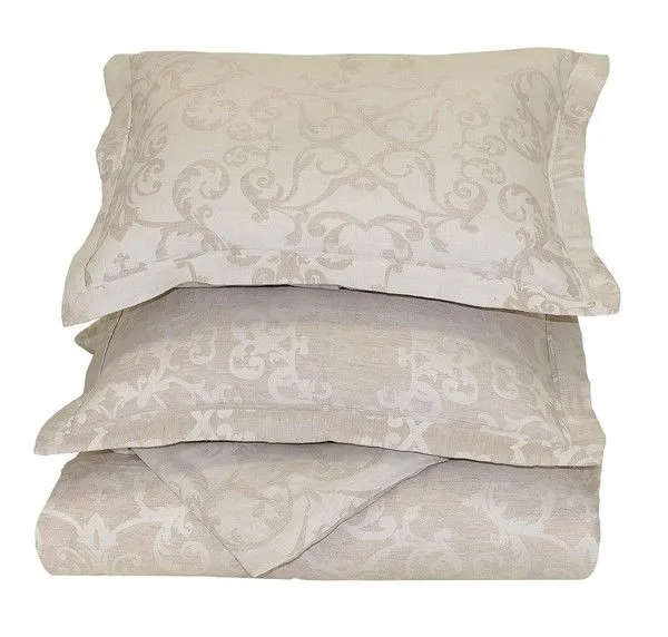 Product Image 2 for Natural Lido Jacquard Duvet from Classic Home Furnishings