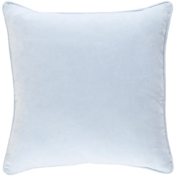 Product Image 2 for Safflower Pale Blue Velvet Pillow  from Surya