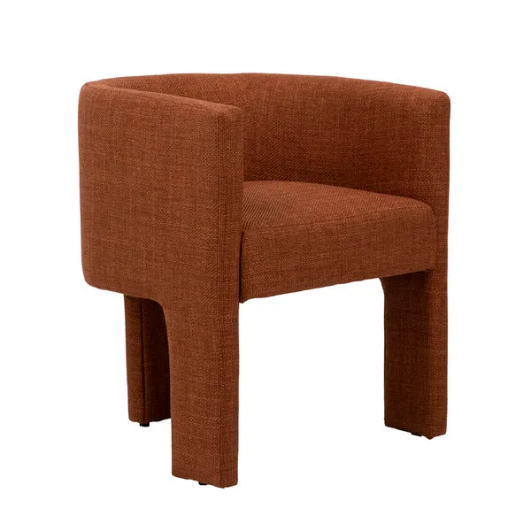 Product Image 1 for Olimpia Dining Chair Rust from Dovetail Furniture