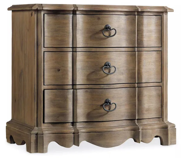 Product Image 2 for Corsica Three Drawer Nightstand from Hooker Furniture
