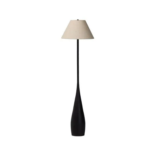 Product Image 1 for Bellini Black Cast Iron Floor Lamp from Four Hands