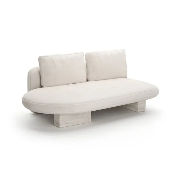 Product Image 1 for Overlap Right Facing Armless Bumper from Caracole