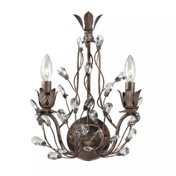 Product Image 1 for Sagemore Collection 2 Light Sconce In Bronze Rust from Elk Lighting
