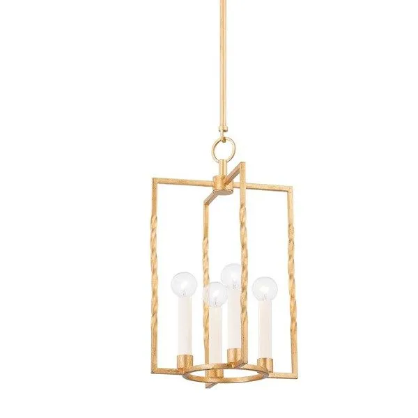 Product Image 1 for Adelaide 4-Light Small Modern Gold Lantern from Mitzi