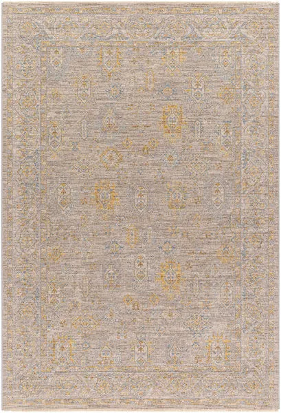 Product Image 1 for Avant Garde Woven Denim / Mustard Rug - 5'3" Round from Surya