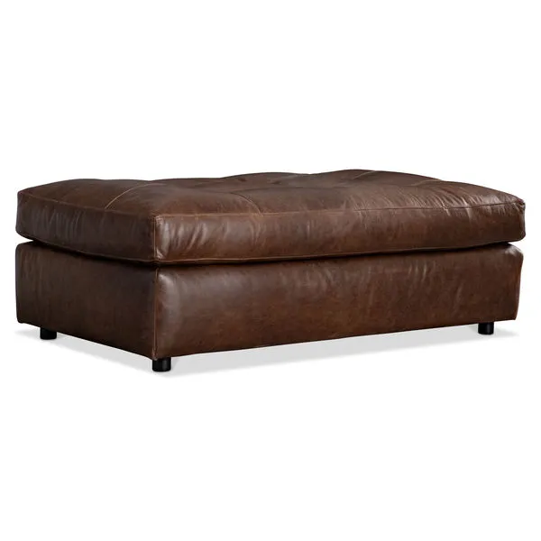 Product Image 1 for Nest Leather Ottoman from Bernhardt Furniture