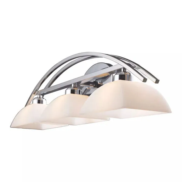 Product Image 1 for Arches 3 Light Vanity In Polished Chrome from Elk Lighting