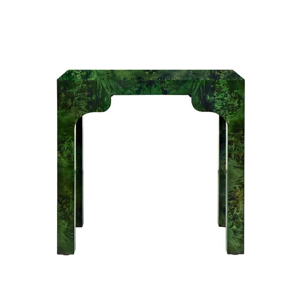 Product Image 1 for Hannah Emerald Burl Wood Occasional Table from Worlds Away