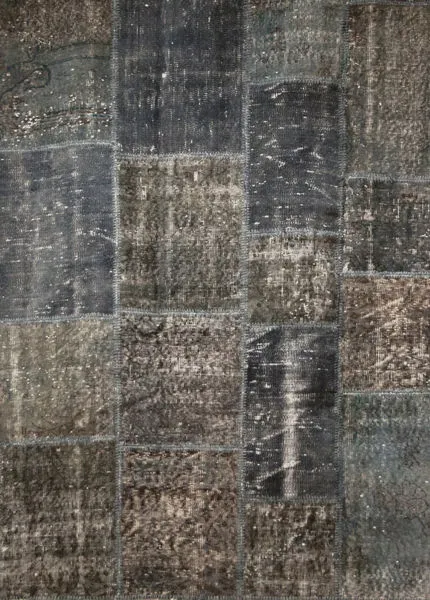 Product Image 4 for Patchwork Rug 8'x10' Grey from Four Hands