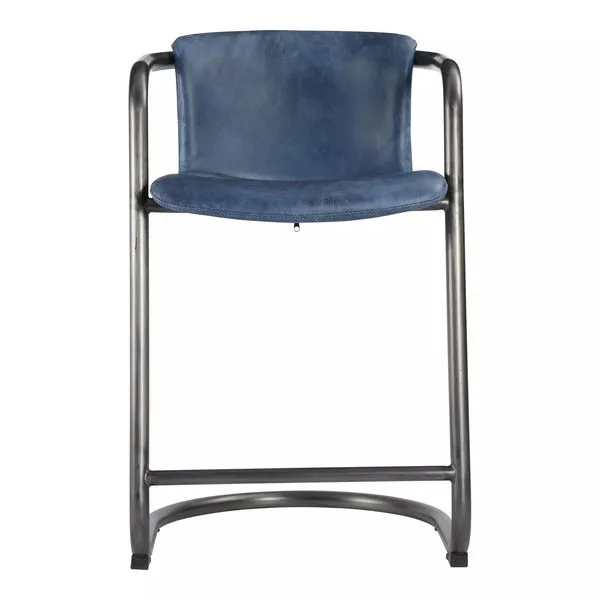 Product Image 6 for Freeman Counter Stool Blue (Set Of 2) from Moe's