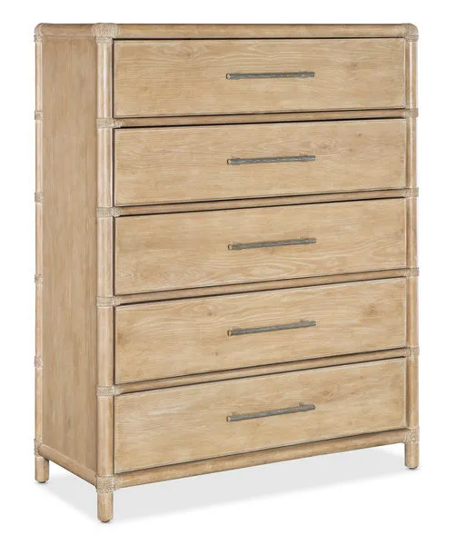 Product Image 1 for Retreat Pole Rattan Five-Drawer Chest from Hooker Furniture