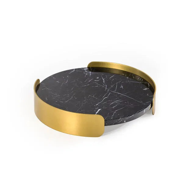 Product Image 1 for Black Pedros Round Tray from Regina Andrew Design