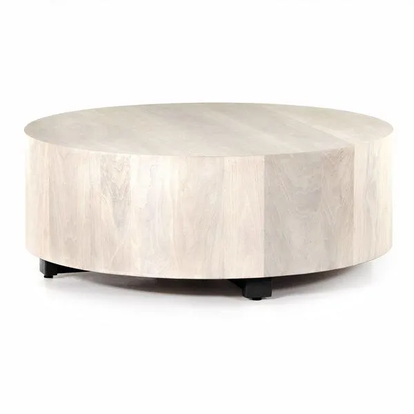 Product Image 12 for Hudson Ashen Walnut Drum Coffee Table from Four Hands