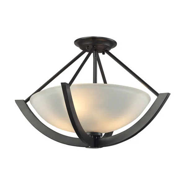 Product Image 1 for Morrison 2 Light Pendant In Oil Rubbed Bronze from Elk Lighting
