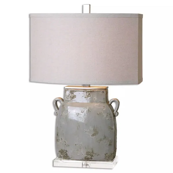 Product Image 1 for Uttermost Melizzano Ivory Gray Table Lamp from Uttermost