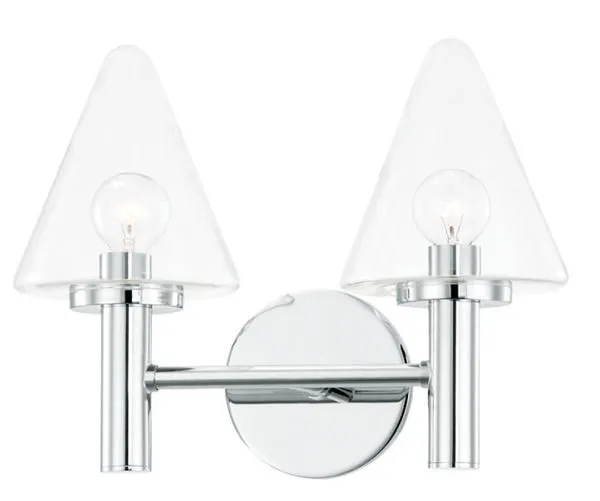 Product Image 3 for Connie 2 Light Bath Bracket from Mitzi