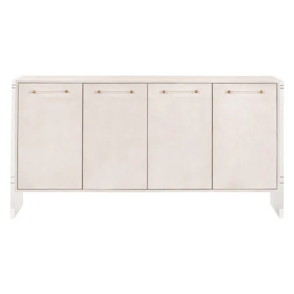 Product Image 10 for Sonia Shagreen White Media Console from Essentials for Living