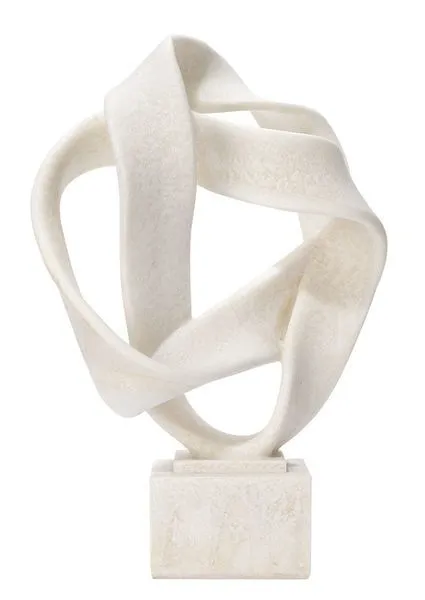 Product Image 6 for Intertwined Object On Stand In Off White Resin from Jamie Young