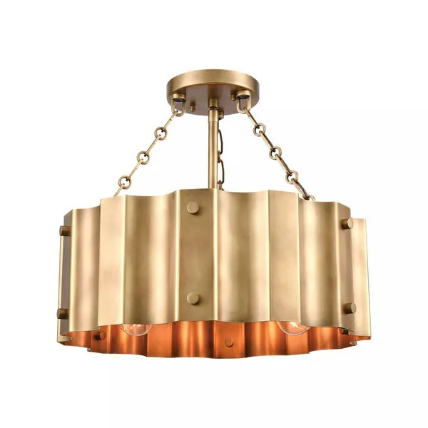 Product Image 2 for Clausten 3 Light Semi Flush from Elk Lighting
