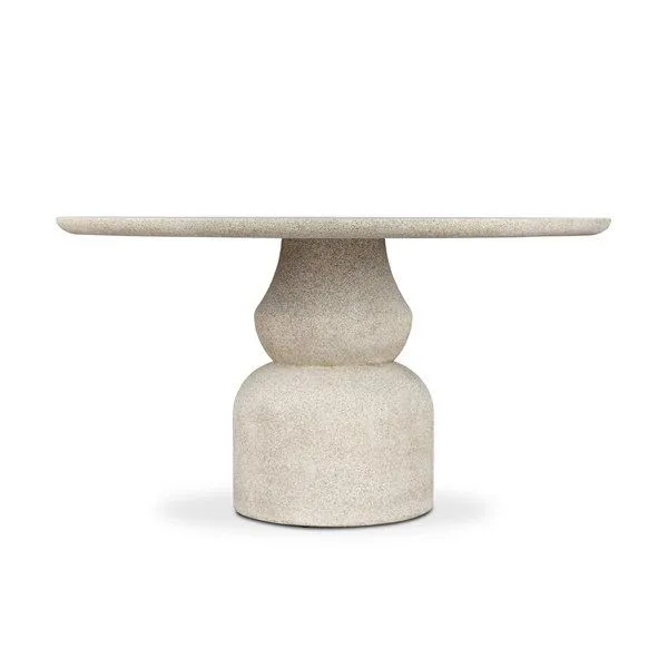 Product Image 1 for Faber Outdoor Concrete Dining Table 55" from Four Hands