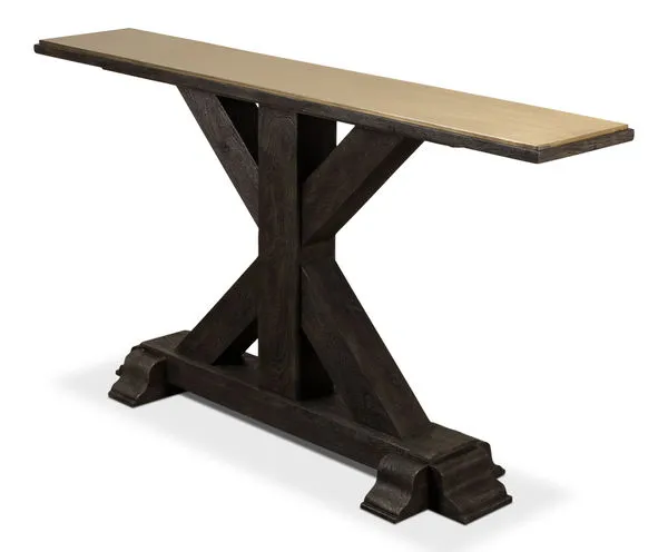 Product Image 5 for Barricade Console, Moleskin from Sarreid Ltd.