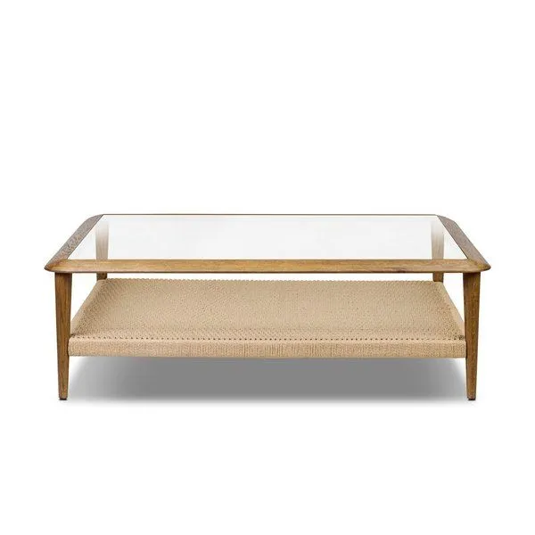 Product Image 1 for Carmelo Tempered Glass Coffee Table from Four Hands