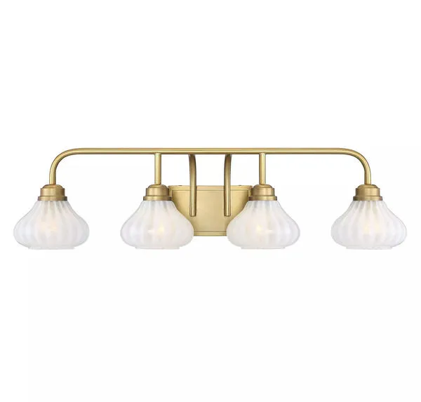 Product Image 2 for Darlington Warm Brass 4 Light Bath from Savoy House