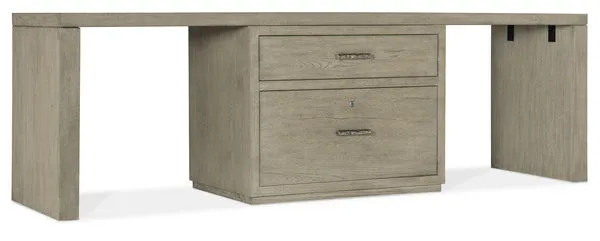 Product Image 1 for Linville Falls 96" Desk with Centered Lateral File from Hooker Furniture