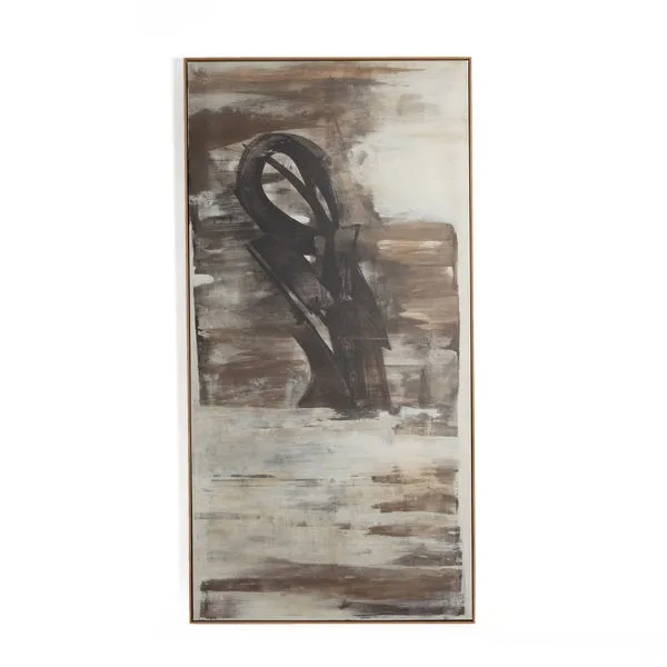 Product Image 1 for Illumination I Abstract Painting by Matera - Framed with Vertical Grain Floater White Oak from Four Hands